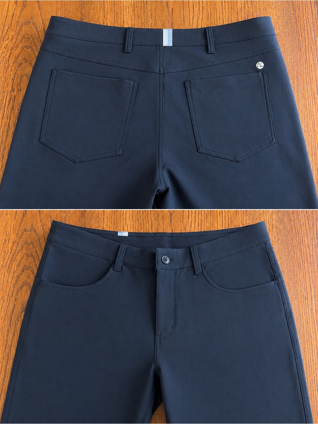 Rhoback Black Slim Performance Pants